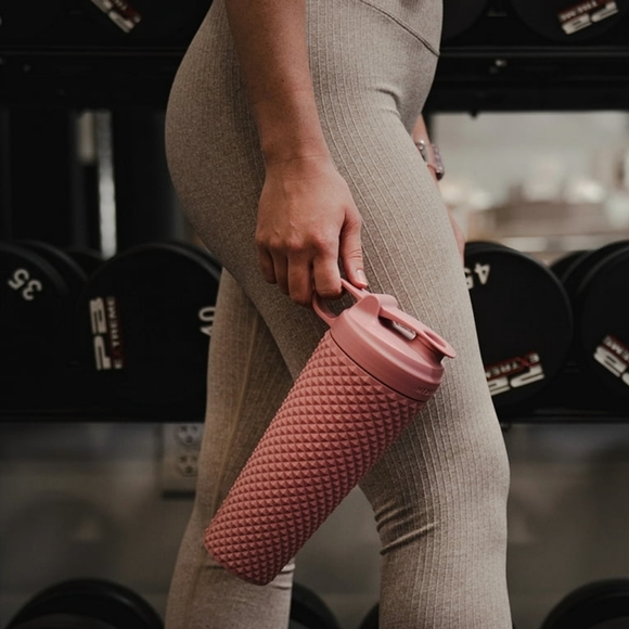 HydroJug Pink Shaker Cup 24oz Perfect for Protein Shakes, Workout Drinks Tumbler - Picture 5 of 7